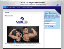 Tablet Screenshot of coreten.ca